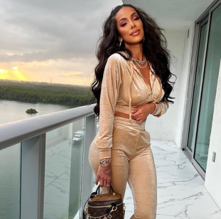 The picture of King Javien Conde's mother Erica Mena.
